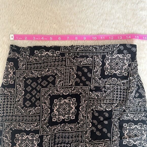 Friday Los Angeles black and white maxi skirt size large - Picture 12 of 16